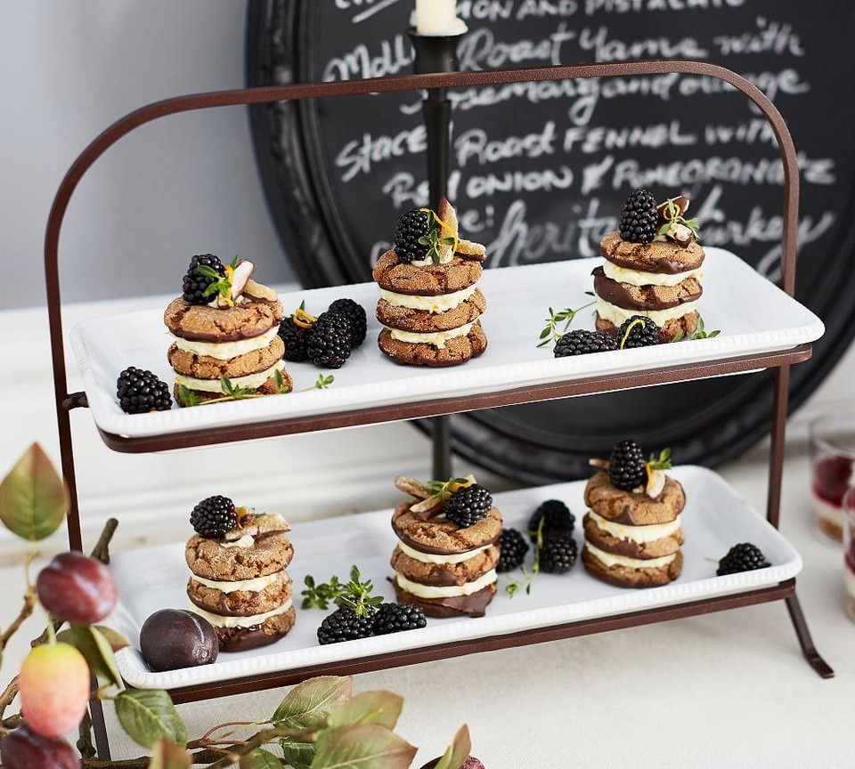 Gabriella Tiered Platter Stand Pottery Barn Australia